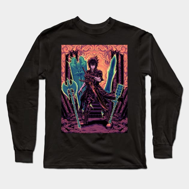 FINAL FANTASY XV NOCTIS LUCIS CAELUM Long Sleeve T-Shirt by Minami14R